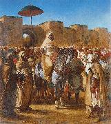 Eugene Delacroix Sultan of Morocco Spain oil painting artist